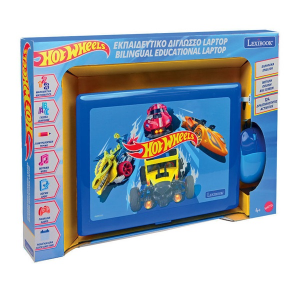 LEXIBOOK ΗΛΕΚΤΡΟΝΙΚΟ ΠΑΙΔΙΚΟ ΕΚΠΑΙΔΕΥΤΙΚΟ LAPTOP ΔΙΓΛΩΣΣΟ HOTWHEELS 820-18512