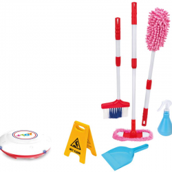W' TOYS ΣΕΤ ΚΑΘΑΡΙΣΜΟΥ ΜΕ ΣΚΟΥΠΑ ΡΟΜΠΟΤ 408994