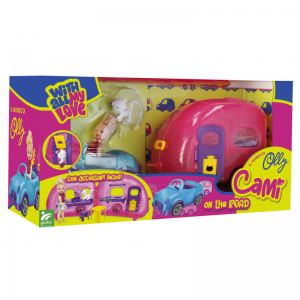 GLOBO ΚΟΥΚΛΑ ΜΕ ΑΥΤΟΚΙΝΗΤΟ ΚΑΙ ΤΡΟΧΟΣΠΙΤΟ 422013