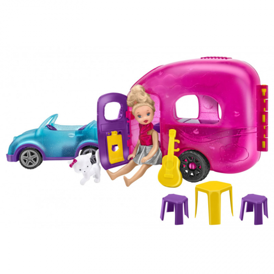 GLOBO ΚΟΥΚΛΑ ΜΕ ΑΥΤΟΚΙΝΗΤΟ ΚΑΙ ΤΡΟΧΟΣΠΙΤΟ 422013