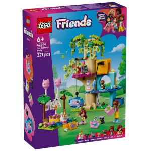 LEGO FRIENDS - CAT BIRTHDAY PARTY AND TREE HOUSE 42666
