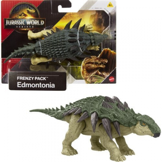 MATTEL JURASSIC WORLD REBIRTH - ΔΕΙΝΟΣΑΥΡΟΣ FRENZY PACK EDMONTONIA JGB72 / JCL50