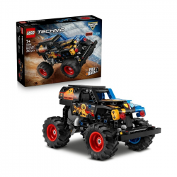 LEGO TECHNIC - MONSTER JAM GRAVE DIGGER FIRE AND ICE PULL-BACK 42219
