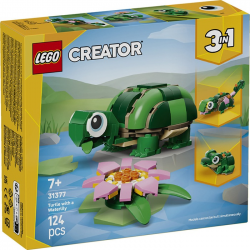 LEGO CREATOR 3 IN 1 - TURTLE WITH A WATER LILY FLOWER 31377