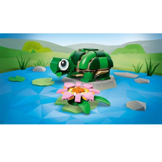 LEGO CREATOR 3 IN 1 - TURTLE WITH A WATER LILY FLOWER 31377