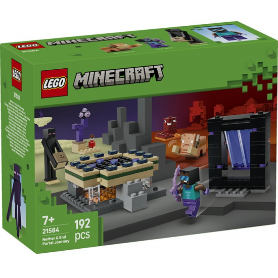 LEGO MINECRAFT - NETHER AND END PORTAL JOURNEY 21584