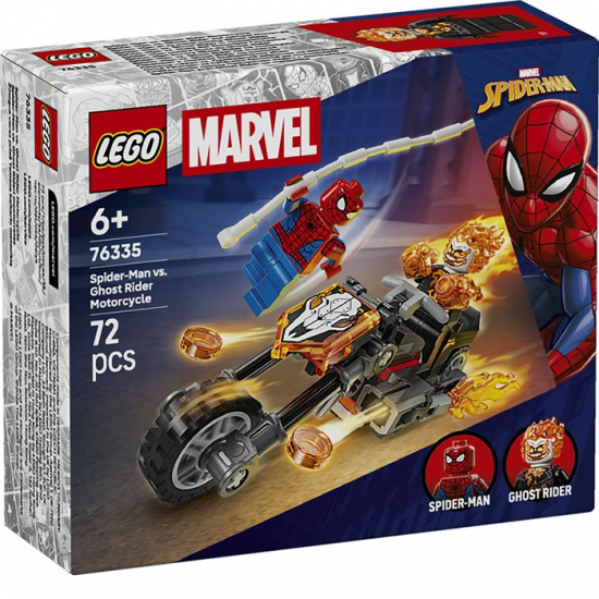 LEGO MARVEL - SPIDER-MAN VS GHOST RIDER MOTORCYCLE 76335
