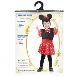 ΑΠΟΚΡΙΑΤΙΚΗ ΣΤΟΛΗ ΜΠΕΜΠΕ 1-2 ΕΤΩΝ MINNIE MOUSE 3-1060