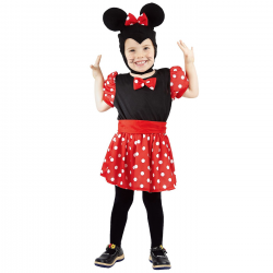 ΑΠΟΚΡΙΑΤΙΚΗ ΣΤΟΛΗ ΜΠΕΜΠΕ 1-2 ΕΤΩΝ MINNIE MOUSE 3-1060