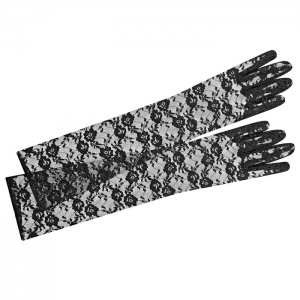 ΑΠΟΚΡΙΑΤΙΚΑ ΓΑΝΤΙΑ ΜΑΚΡΙΑ ΔΑΝΤΕΛΩΤΑ ΜΑΥΡΑ 40CM 3-2658