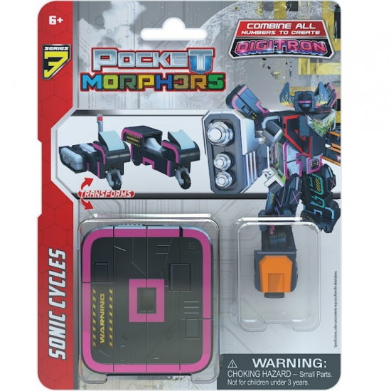 JUST TOYS POCKET MORPHERS SERIES 3 SONIC CYCLES No 0 6950