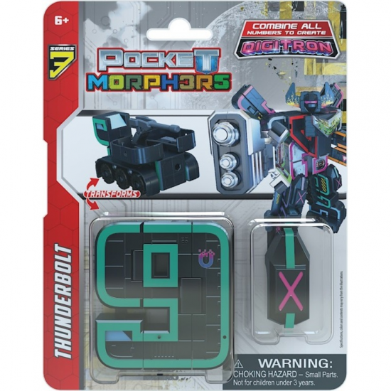 JUST TOYS POCKET MORPHERS SERIES 3 THUNDERBOLT No 9 6950