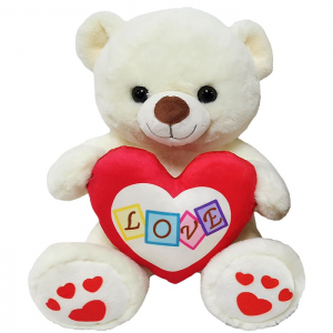 ΛΟΥΤΡΙΝΟ ΑΡΚΟΥΔΑΚΙ ΜΕ ΚΑΡΔΙΑ 30CM 79-503