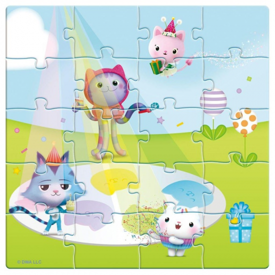 LUNA ΜΑΓΝΗΤΙΚΟ PUZZLE 60 ΤΕΜ. GABBY'S DOLLHOUSE 18Χ1,3Χ18ΕΚ. 574114