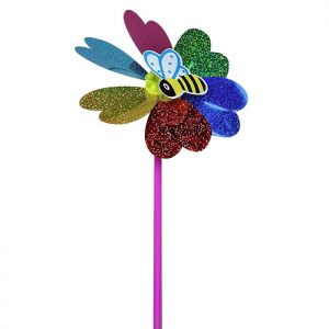 ΑΝΕΜΟΜΥΛΟΣ ΠΟΛΥΧΡΩΜΟΣ ΜΕ ΜΕΛΙΣΣΑ 21Χ40CM 71-3548