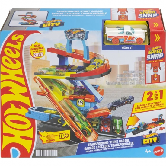 MATTEL HOT WHEELS CITY ΓΚΑΡΑΖ ΠΙΣΤΑ 2 ΣΕ 1 JHL94