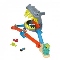 MATTEL ΠΑΙΧΝΙΔΟΛΑΜΠΑΔΑ HOT WHEELS CITY ΠΙΣΤΑ ΕΠΙΘΕΣΗ ΚΑΡΧΑΡΙΑ JHL96