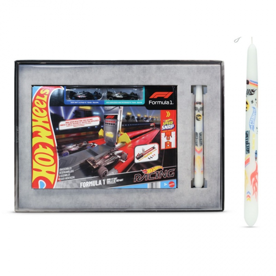 MATTEL ΠΑΙΧΝΙΔΟΛΑΜΠΑΔΑ HOT WHEELS RACING ΠΙΣΤΑ F1 JKM88