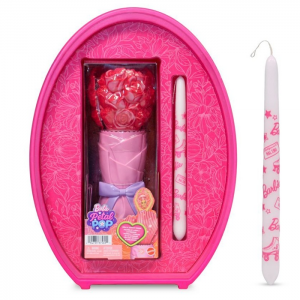 MATTEL ΠΑΙΧΝΙΔΟΛΑΜΠΑΔΑ BARBIE PETAL POP - ΚΟΚΚΙΝΟ ΤΡΙΑΝΤΑΦΥΛΛΟ JMF59