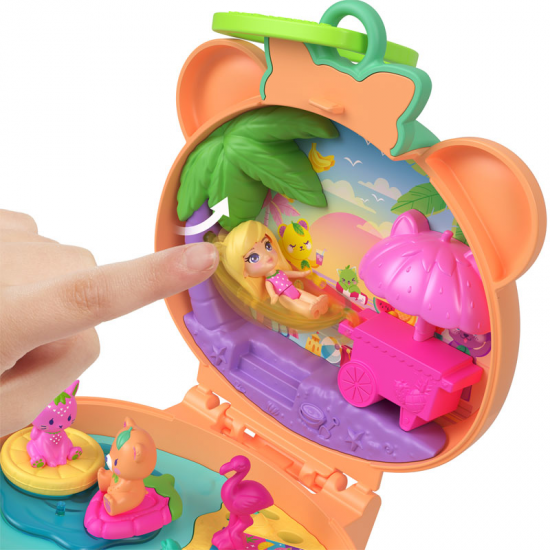MATTEL POLLY POCKET MINI ΛΟΥΤΡΙΝΟ ΑΡΚΟΥΔΑΚΙ JKC79