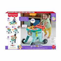 FISHER PRICE ΕΚΠΑΙΔΕΥΤΙΚΟ ΚΑΡΟΤΣΙ ΓΙΑ ΨΩΝΙΑ - ΣΤΡΑΤΑ 4ΣΕ1 JLM95.
