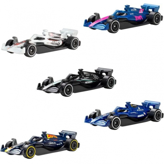 MATTEL HOT WHEELS ΑΥΤΟΚΙΝΗΤΑΚΙΑ F1 ΣΕΤ ΤΩΝ 5 JLN11.