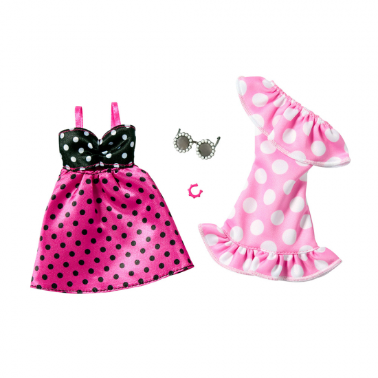 MATTEL BARBIE ΑΞΕΣΟΥΑΡ ΜΟΔΑΣ - ΣΕΤ ΤΩΝ 2 - ΡΟΖ ΠΟΥΑ HYV04 / GWF04.