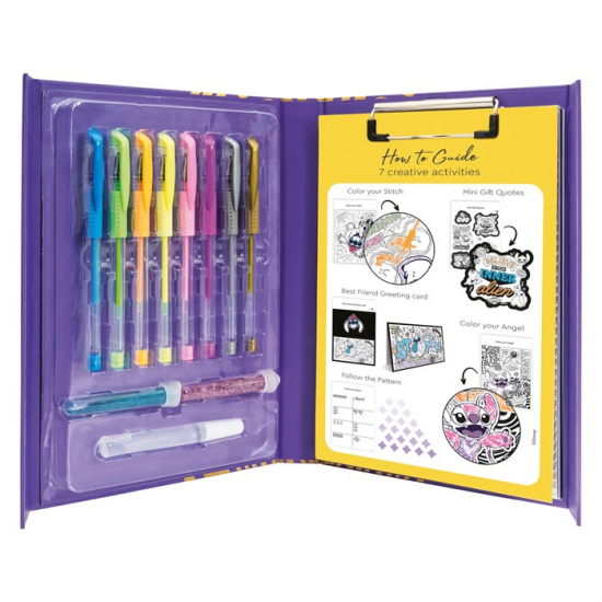 HAPPIHOBBI ART JOURNAL FLUO ΣΤΥΛΟ DISNEY STITCH 1038-11049