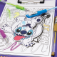 HAPPIHOBBI ART JOURNAL FLUO ΣΤΥΛΟ DISNEY STITCH 1038-11049