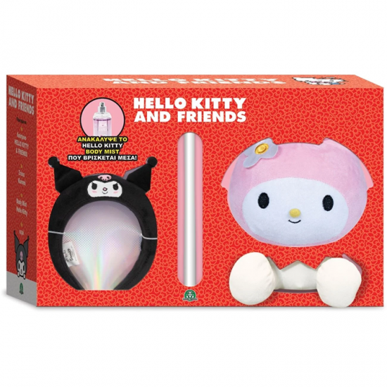 GIOCHI PREZIOSI ΠΑΙΧΝΙΔΟΛΑΜΠΑΔΑ HELLO KITTY AND FRIENDS ΜΕ ΛΟΥΤΡΙΝΟ 30EK MY MELODY HKTA00001