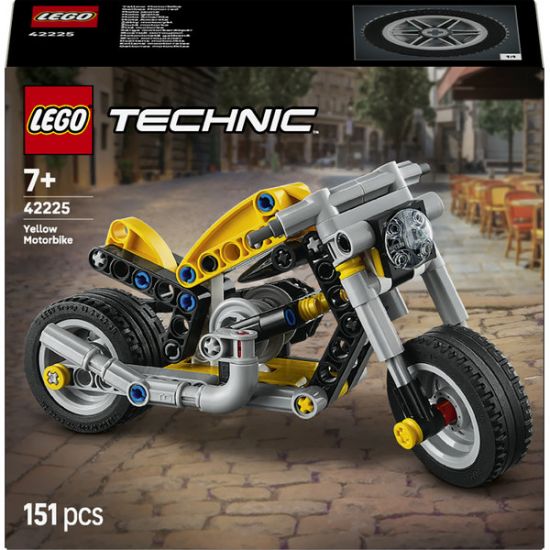 LEGO TECHNIC - YELLOW MOTORCYCLE 42225