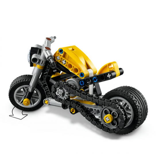 LEGO TECHNIC - YELLOW MOTORCYCLE 42225