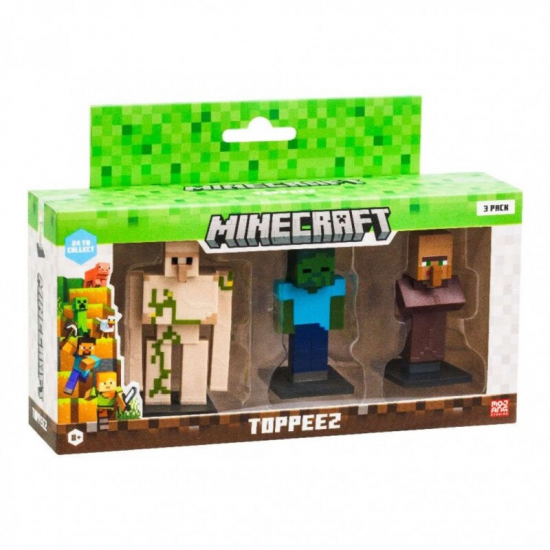 GIOCHI PREZIOSI MINECRAFT TOPPEEZ ΣΕΤ 3 ΦΙΓΟΥΡΕΣ MNC10000