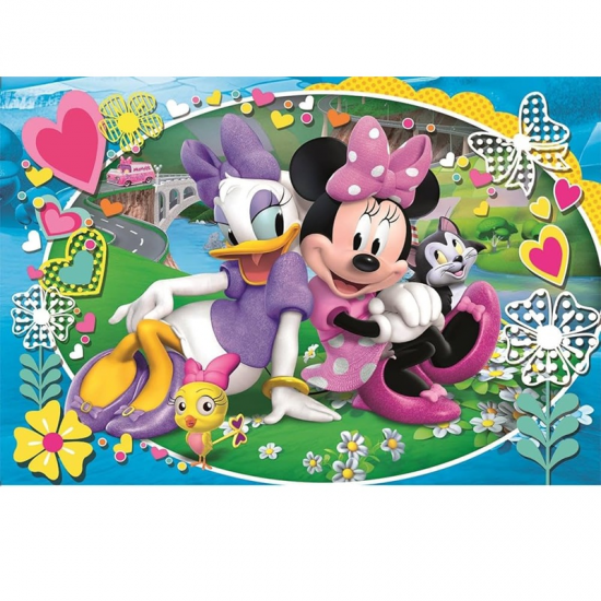 CLEMENTONI PUZZLE 104 ΤΕΜ MAXI SUPER COLOR DISNEY MINNIE 23708