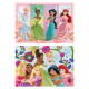CLEMENTONI PUZZLE 2X60 ΤΕΜ SUPER COLOR DISNEY PRINCESS 88279 / 24824