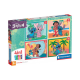CLEMENTONI 4 IN 1 PUZZLE 12-16-20-24 ΤΕΜ SUPER COLOR DISNEY STITCH 87427 / 21745