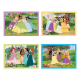 CLEMENTONI 4 IN 1 PUZZLE 12-16-20-24 ΤΕΜ SUPER COLOR DISNEY PRINCESS 87427 / 21746