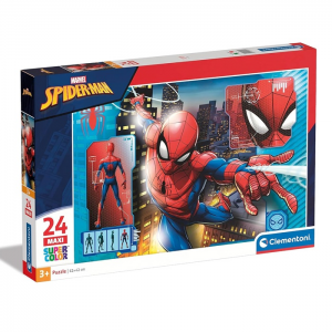 CLEMENTONI PUZZLE 24 ΤΕΜ MAXI SUPER COLOR MARVEL SPIDERMAN 87795 / 28507