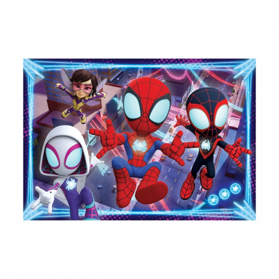 CLEMENTONI PUZZLE 24 ΤΕΜ MAXI SUPER COLOR MARVEL SPIDEY AND HIS AMAZING FRIENDS 87795 / 28527