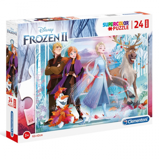 CLEMENTONI PUZZLE 24 ΤΕΜ MAXI SUPER COLOR DISNEY FROZEN 2 87795 / 28513