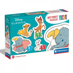 CLEMENTONI MY FIRST PUZZLES 3-6-9-12 ΤΕΜ SUPER COLOR DISNEY ANIMAL FRIENDS 87449 / 20806
