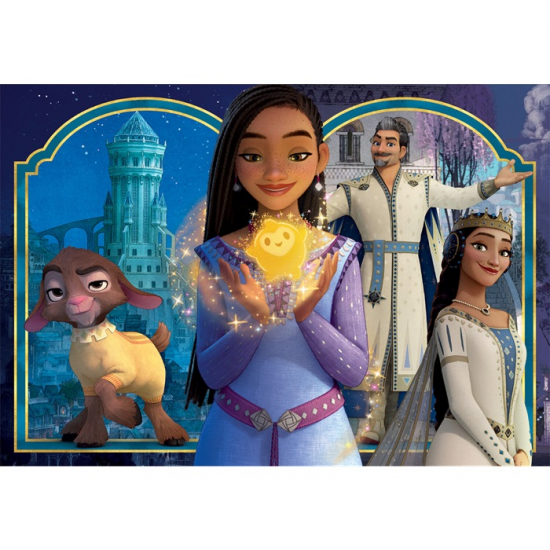 CLEMENTONI PUZZLE 104 ΤΕΜ SUPER COLOR DISNEY WISH 87939 / 27269