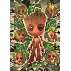 CLEMENTONI PUZZLE 104 ΤΕΜ SUPER COLOR MARVEL GROOT 88275 / 25051
