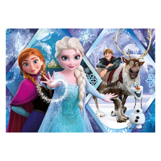 CLEMENTONI PUZZLE 104 ΤΕΜ SUPER COLOR DISNEY FROZEN  88275 / 25045