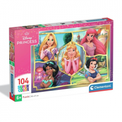 CLEMENTONI PUZZLE 104 ΤΕΜ SUPER COLOR DISNEY PRINCESS 88275 / 25057