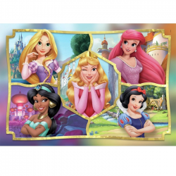 CLEMENTONI PUZZLE 104 ΤΕΜ SUPER COLOR DISNEY PRINCESS 88275 / 25057