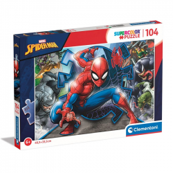 CLEMENTONI PUZZLE 104 ΤΕΜ SUPER COLOR MARVEL SPIDERMAN 87943 / 27116