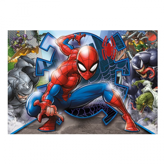 CLEMENTONI PUZZLE 104 ΤΕΜ SUPER COLOR MARVEL SPIDERMAN 87943 / 27116