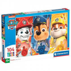 CLEMENTONI PUZZLE 104 ΤΕΜ SUPER COLOR PAW PATROL 87941 / 25769