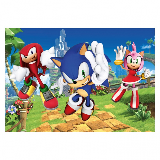 CLEMENTONI PUZZLE 104 ΤΕΜ SUPER COLOR SONIC THE HEDGEHOG 87941 / 27256